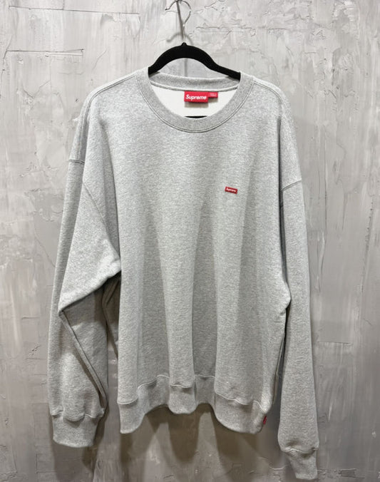 Supreme Small Box Crewneck Heather grey