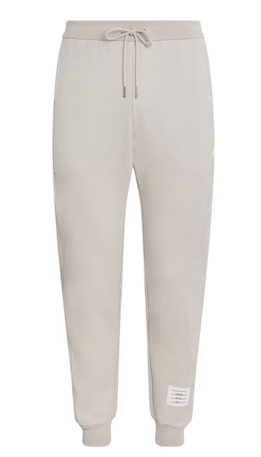 Thom Browne 4-Bar Beige Sweatpants