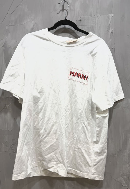 Marni organic cotton jersey lily white