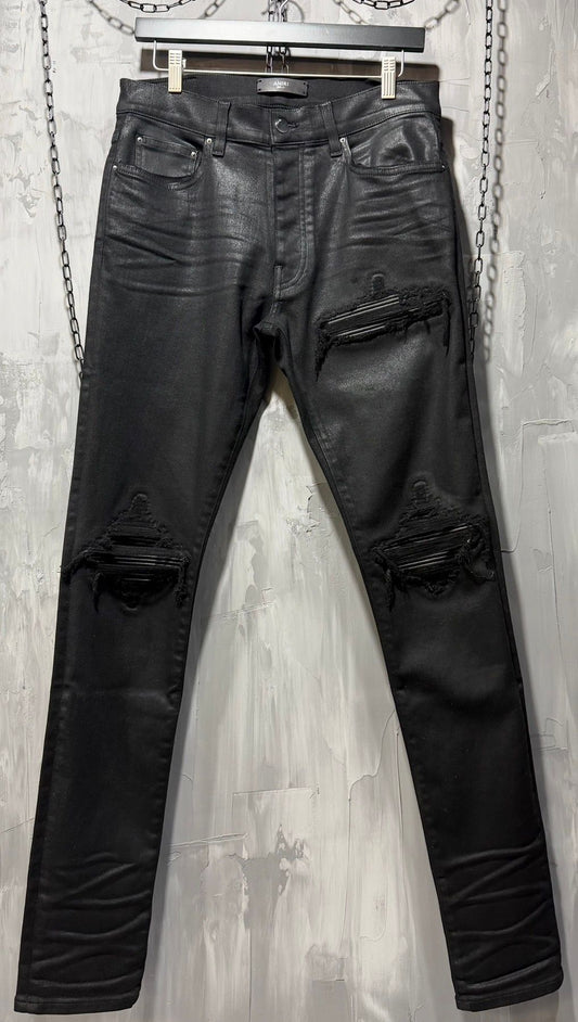 MX1 Waxed Skinny Jeans