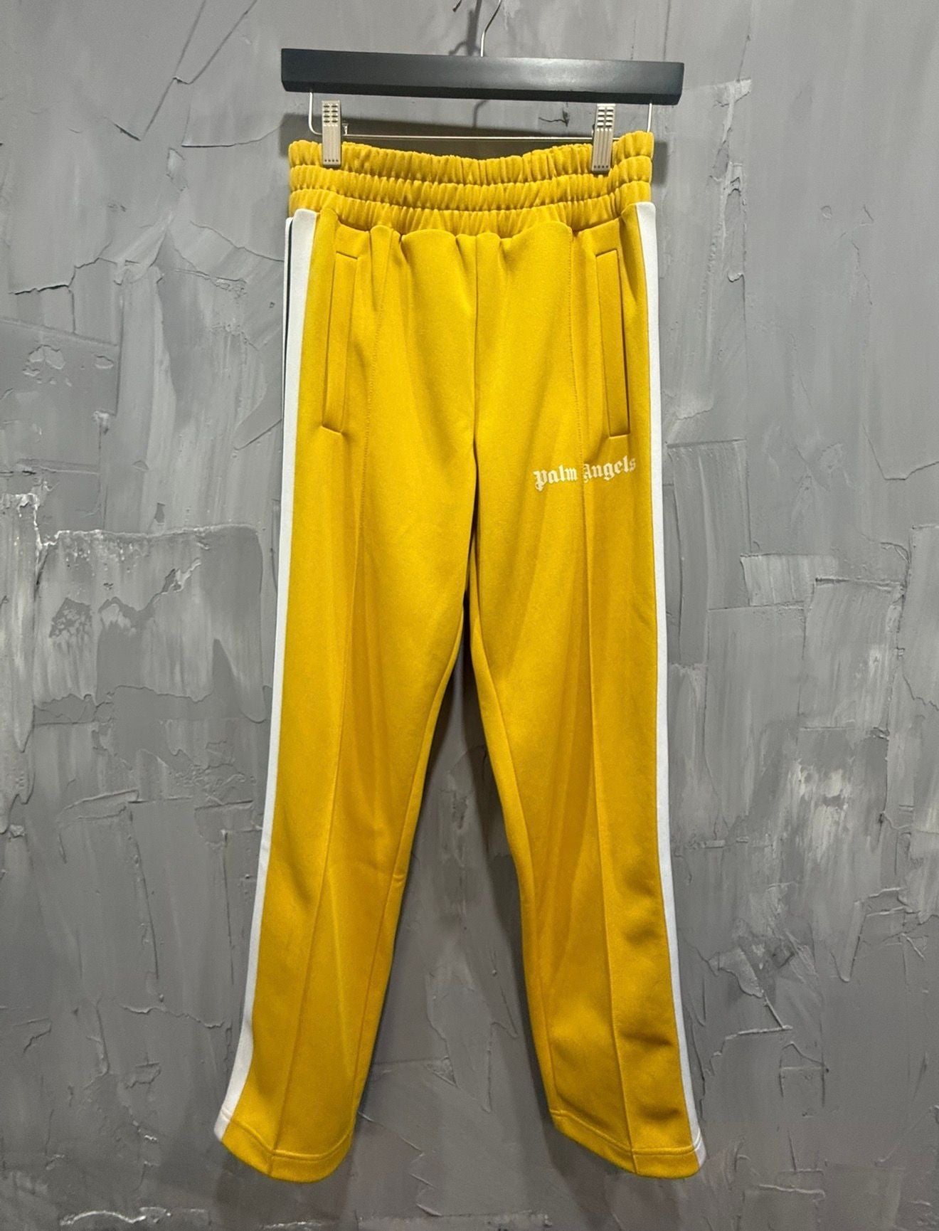 Palm Angels Classic Track Pants (Yellow/White)
