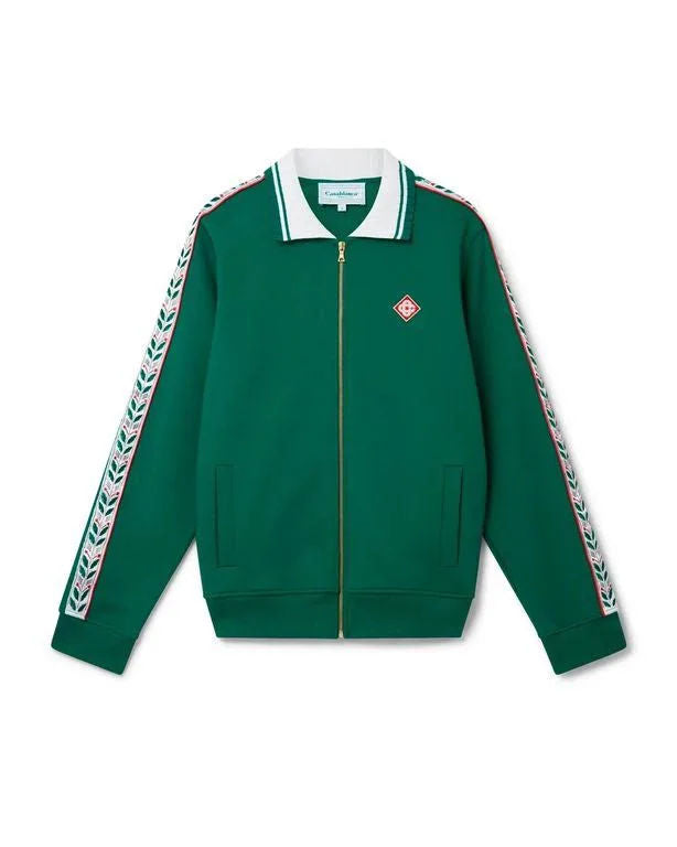 Casablanca Laurel track jacket green white