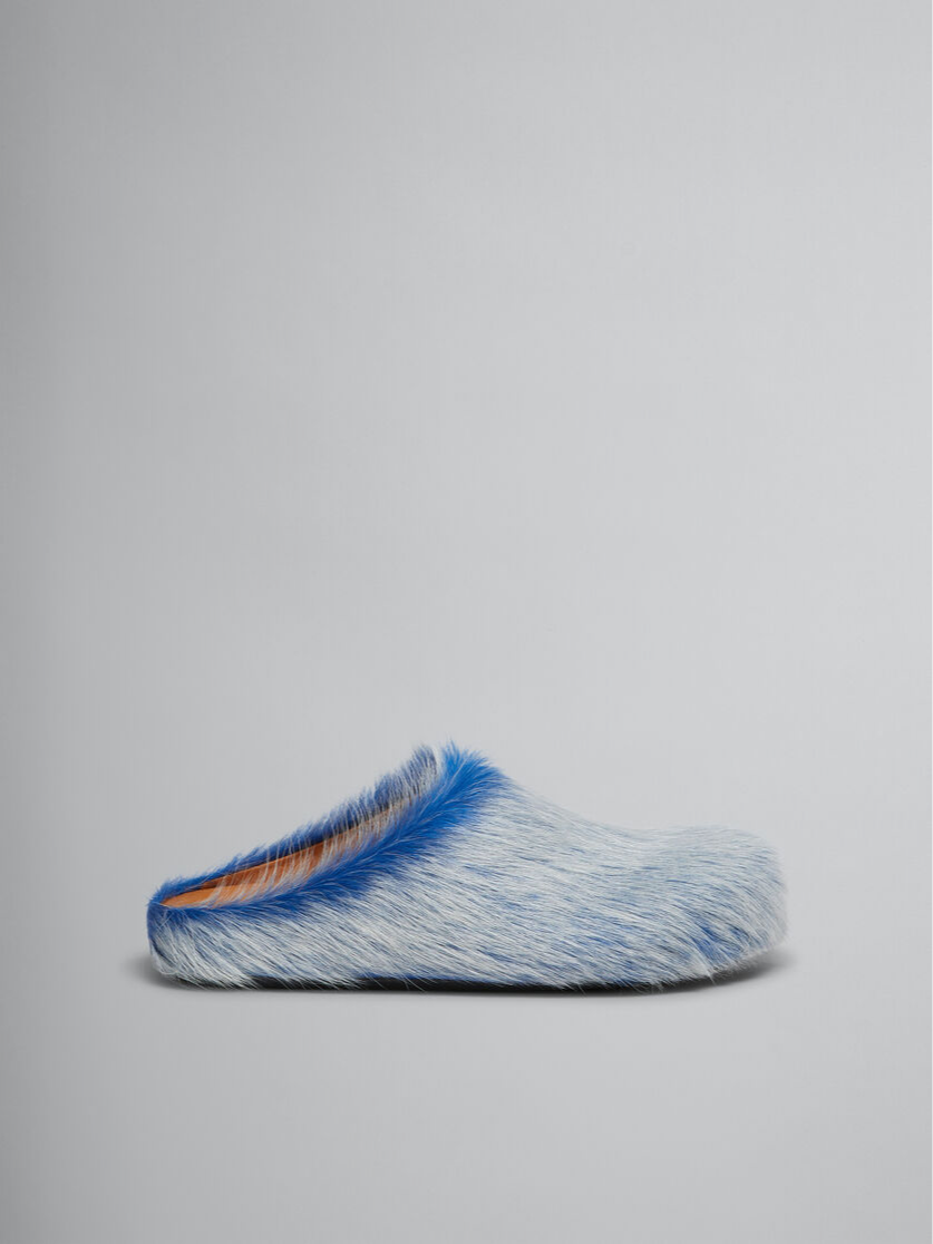 MARNI long hair calfskin fussbett sabot