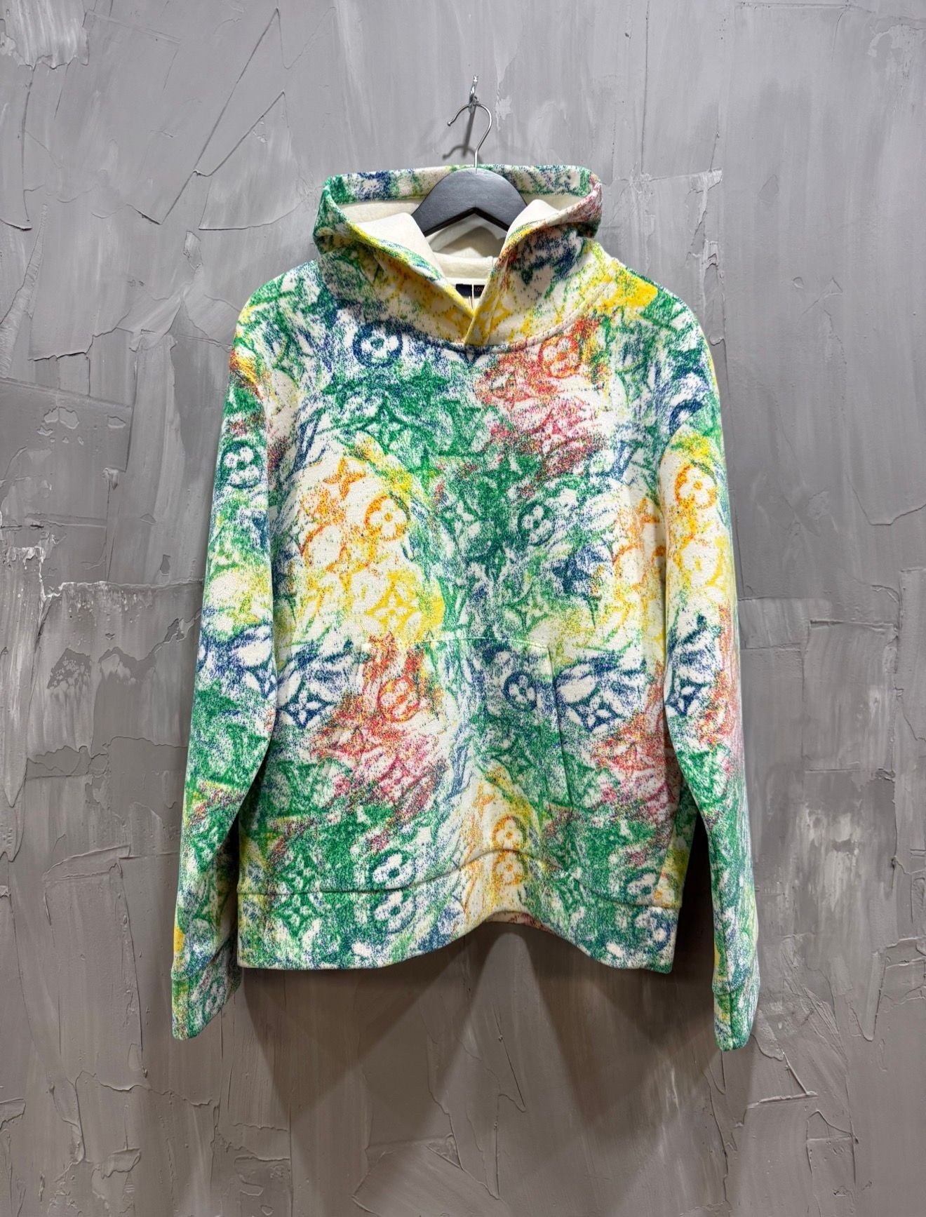 Louis Vuitton Multicolor Pastel Monogram Hoodie - Like New