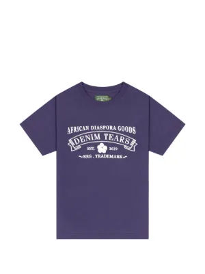 Denim Tears ADG T-Shirt Washed Purple