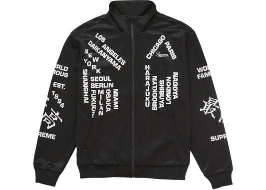 Supreme Worldwide Tricot Track Jacket Black