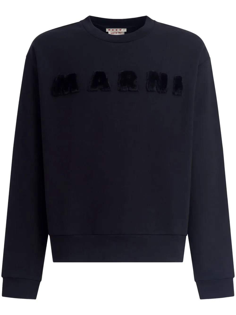 MARNI NERO BRUSHED SWEATSHIRT