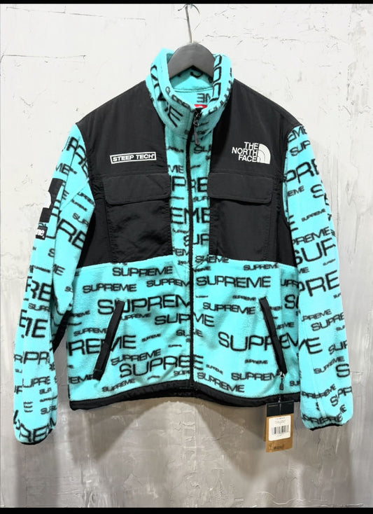 Supreme x The North Face Steep Tech Fleece Jacket Teal