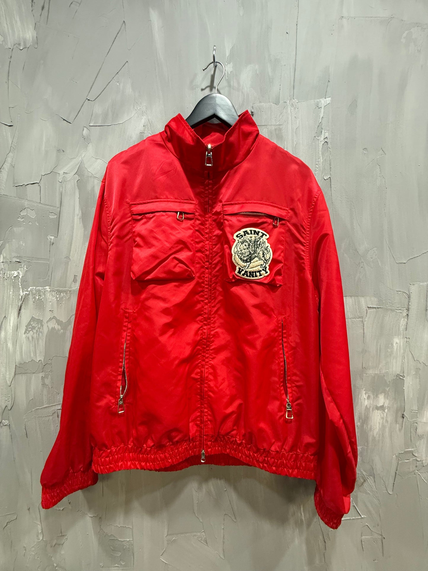 SAINT VANITY NYLON JACKET RED