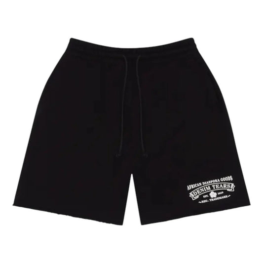 black adg shorts denim tears