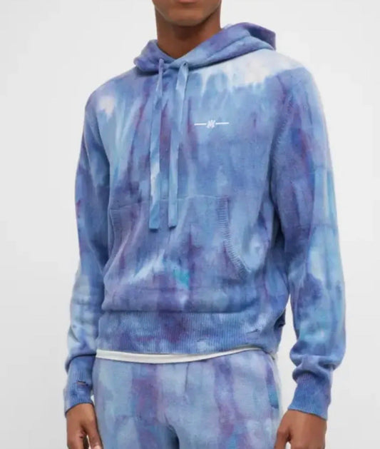 AMIRI TIE DYE HOODIE PURPLE