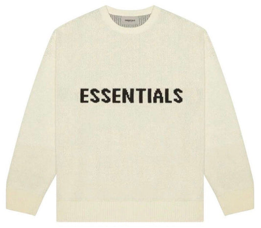 Fear of God Essentials Knit Crewneck Cream