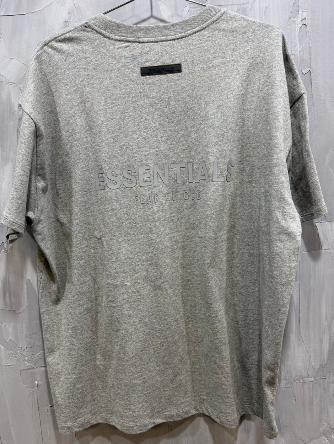 Fear of God Essentials Dark Heather Oatmeal Tee