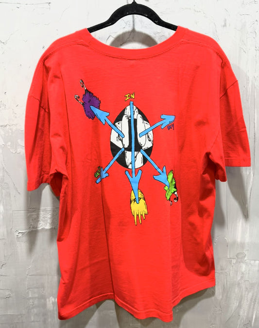 MATTY BOY ANTI-PROMO 'IN MY HEAD' ORANGE/RED TEE