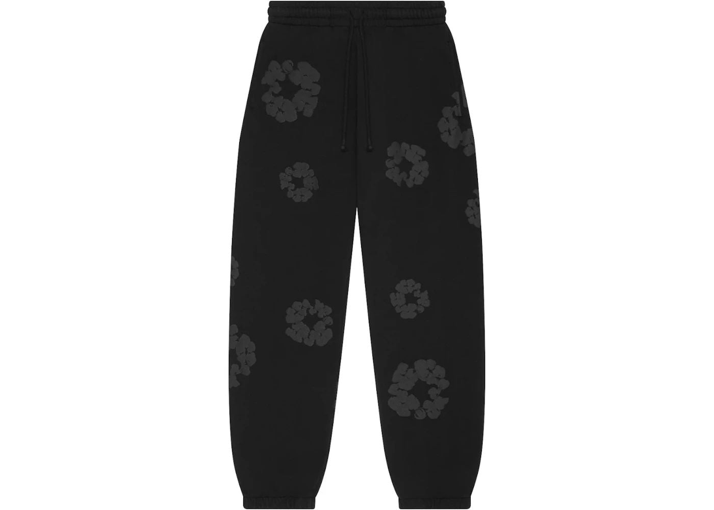 Denim Tears Mono Wreath Sweatpants Black