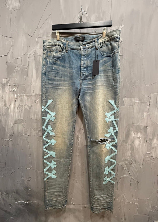 Amiri Blue Bones Jean - Like New