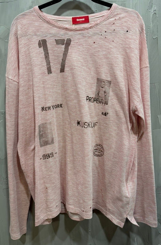 Stripe Long Sleeve Red
