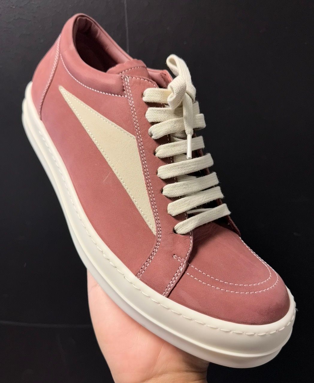 Rick Owens Vintage Low Rosewood/Milk