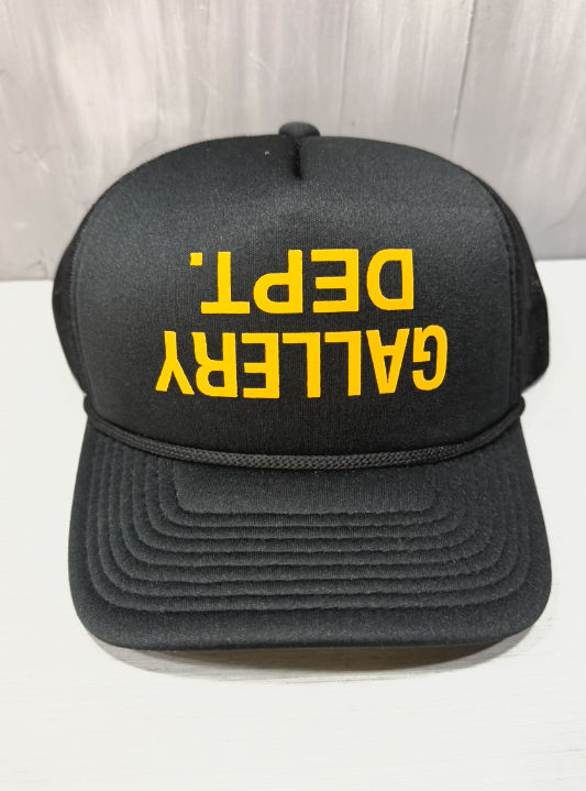Gallery dept black and yellow logo hat