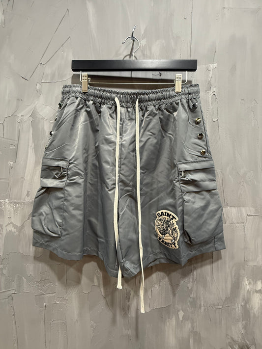 SAINT VANITY NYLON SHORT GREY