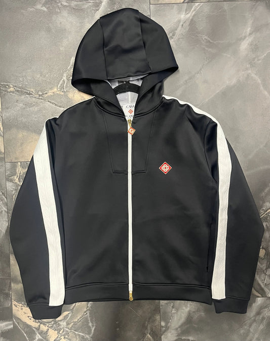 Casa Blanca SCUBA JERSEY HOODIE Black