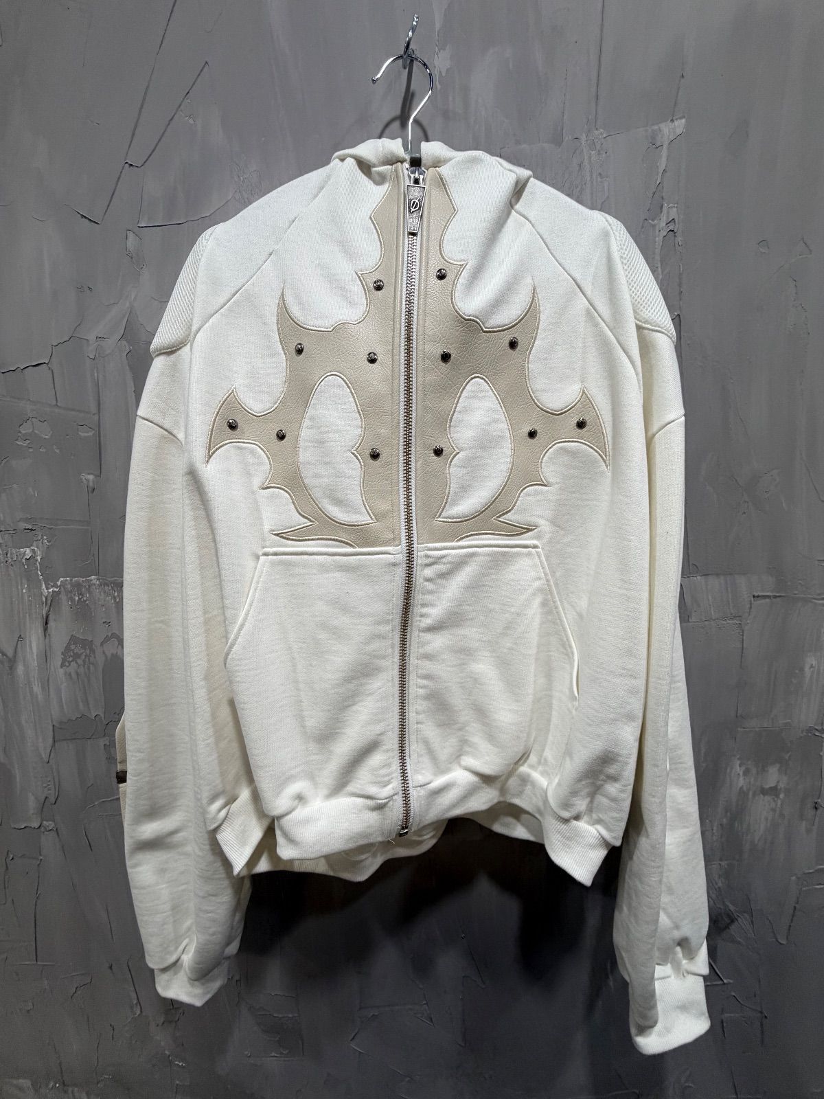 Skoot DaDa padded hoodie White
