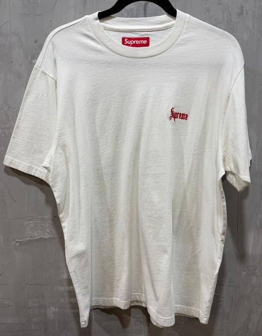 Supreme Old English Tee White