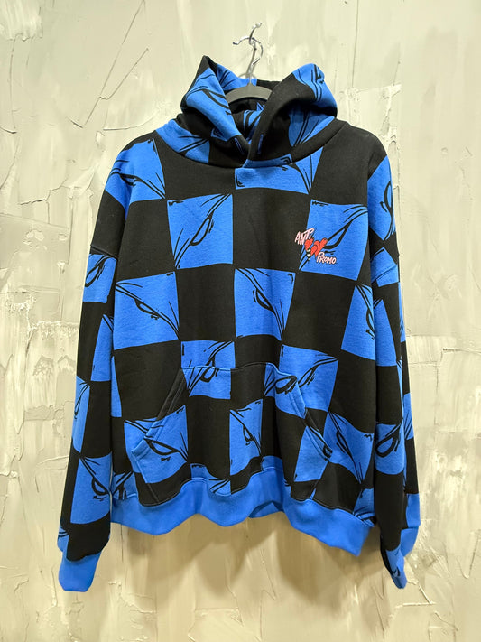 Matty Boy Anti Promo 99 Eyez Hoodie Blue Black
