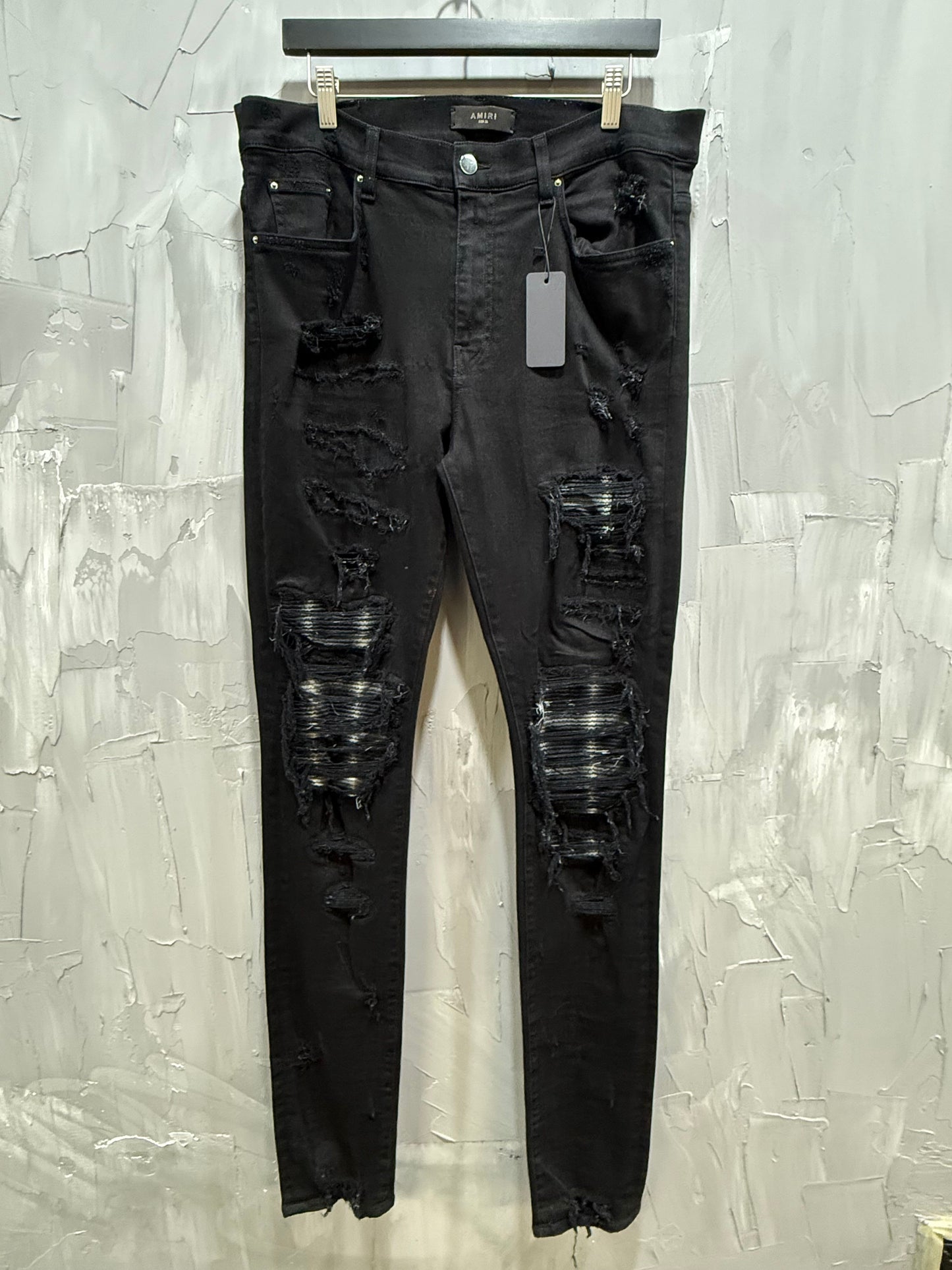 Black White Thrasher jeans - Used/Worn