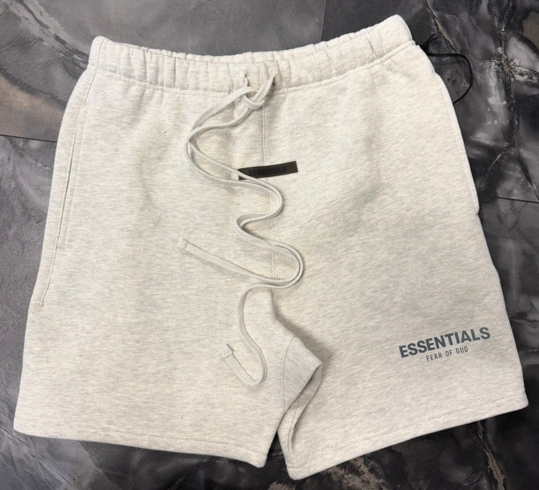 Fear of God Essentials Oatmeal Reflective Shorts