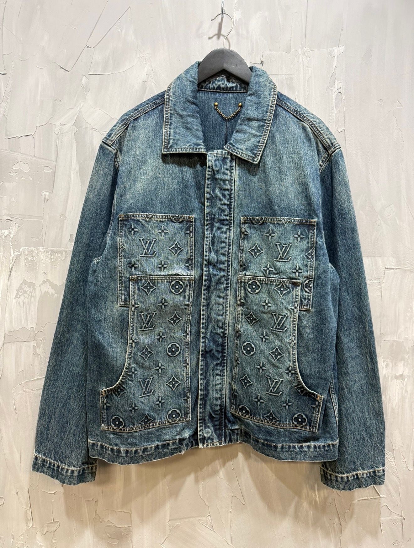 Louis Vuitton Monogram Carpenter Denim Jacket - Like New