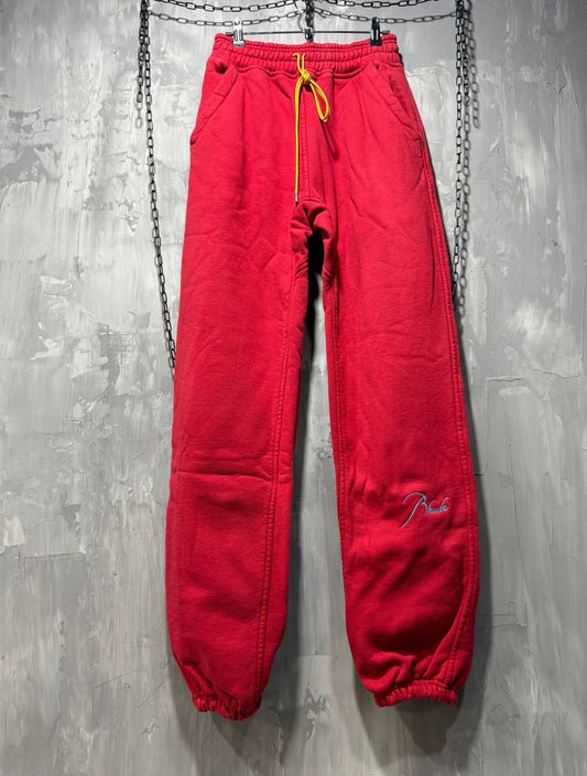 RHUDE Riviera Red Cuffed Sweatpant