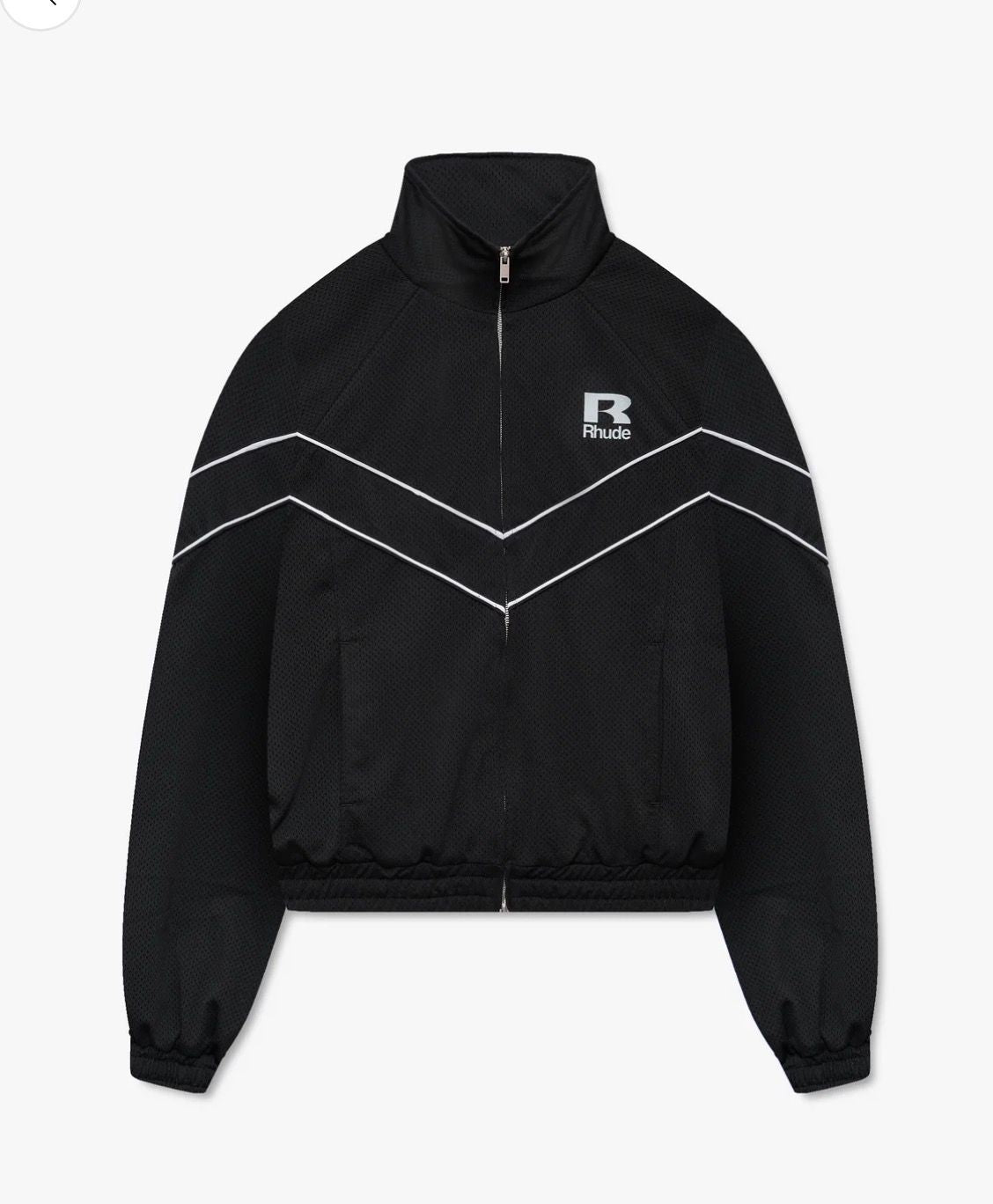 RHUDE MESH PIPING RAGLAN TRACK JACKET