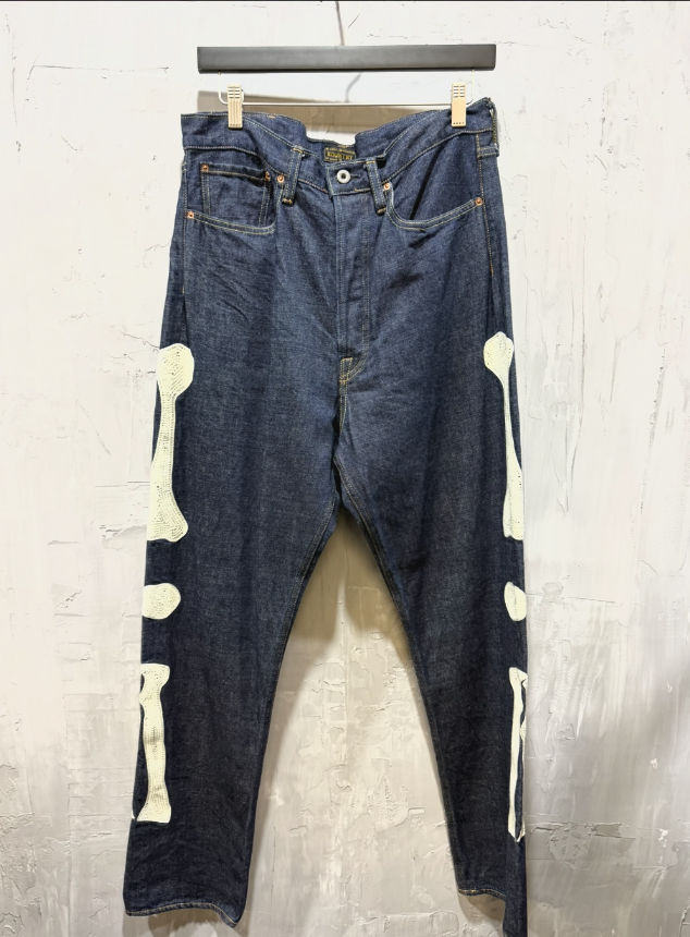 Kapital bone indigo jeans