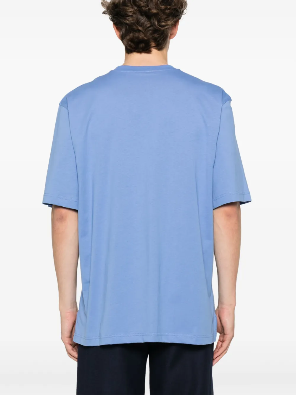 MARNI CAOS LOGO BLUE T SHIRT