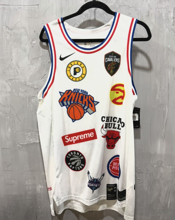 Supreme x Nike x NBA Teams Authentic Jersey
