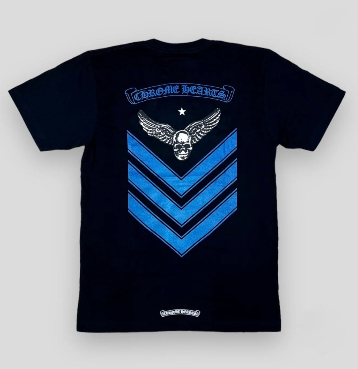 CHROME HEARTS FOTI BLUE WING TEE