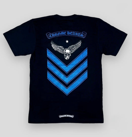 CHROME HEARTS FOTI BLUE WING TEE
