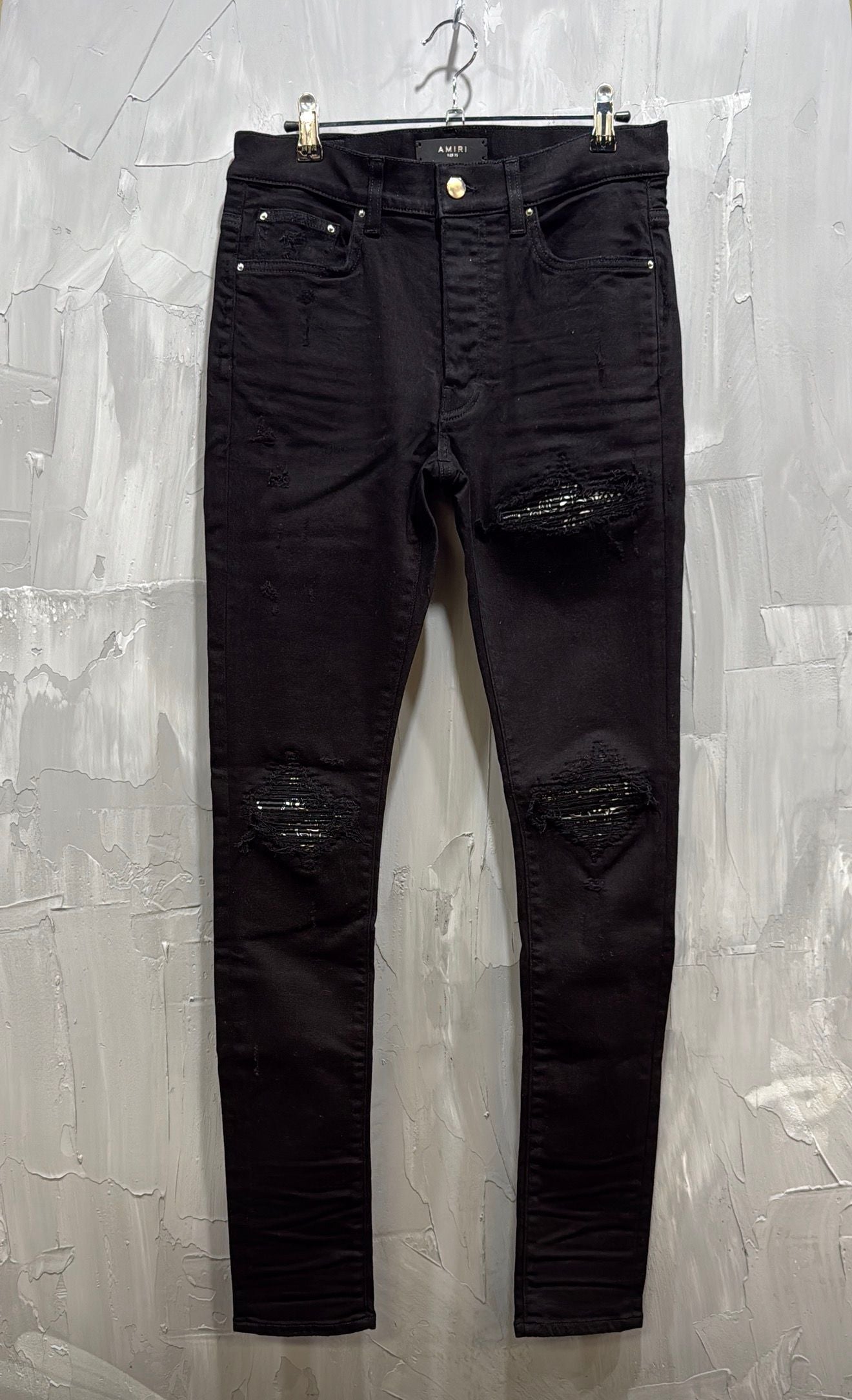 AMIRI MX1 BANDANA JEAN BLACK