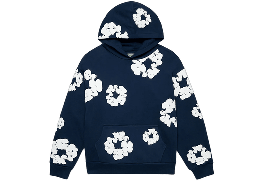 Denim Tears Cotton Wreath Hoodie Navy