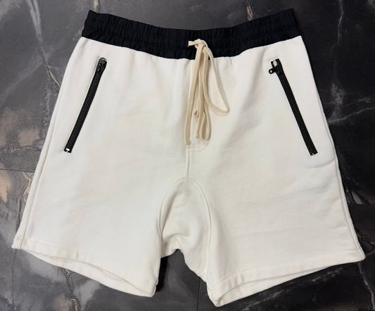 Fear of God Essentials Terry Fleece White Shorts