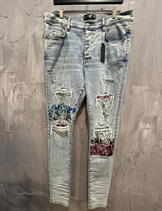 Amiri MX1 Paisley Patch - Like New