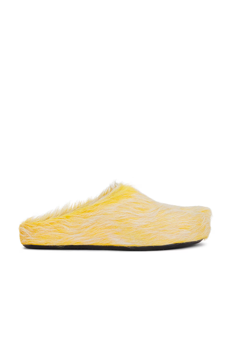 Long-hair Calfskin Fussbett Sabot