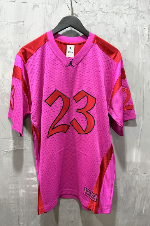 Supreme x Jordan jersey fire pink