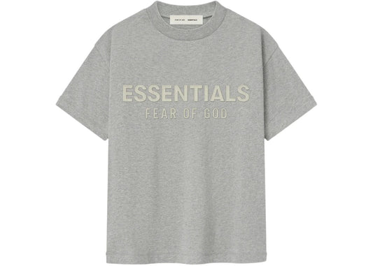 Fear of God Essentials Kids Classic Tee Concrete Heather