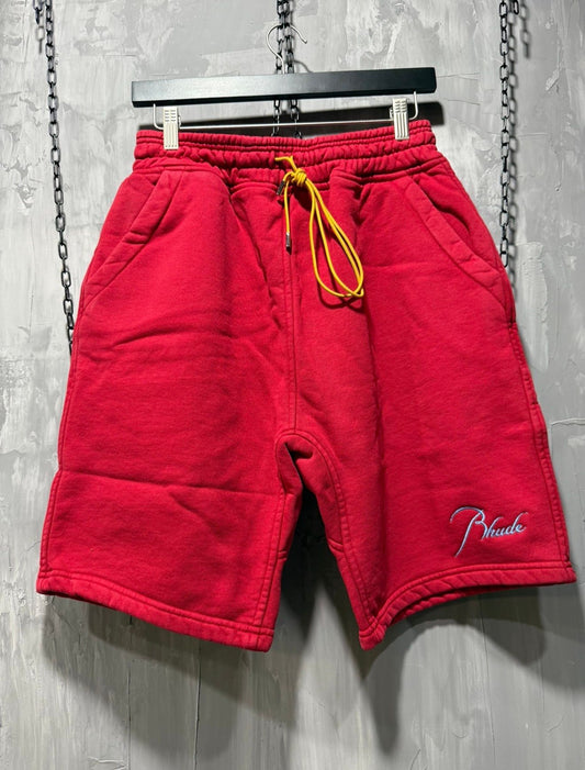 RHUDE Riviera Red Classique Sweatshort