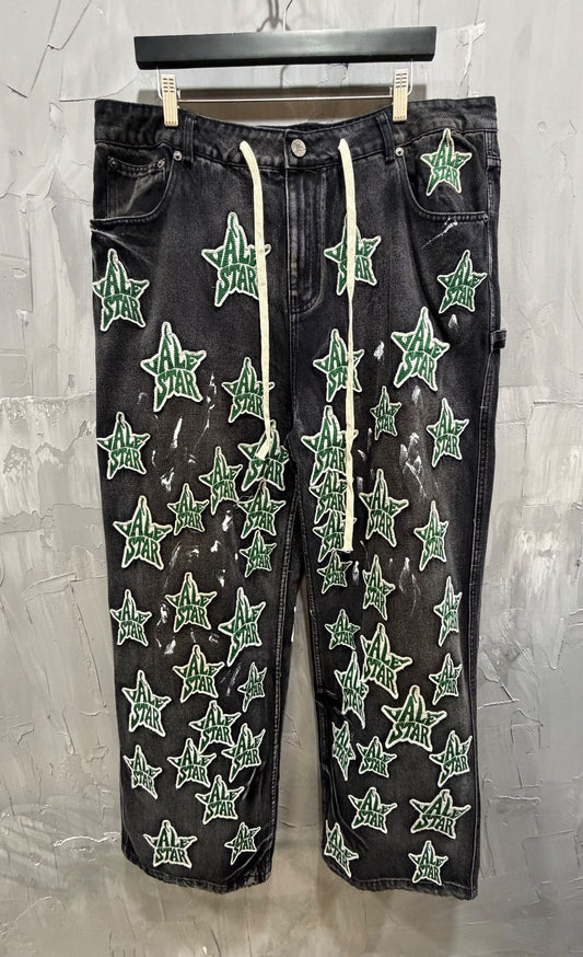 Vale Forever Starfall Denim Pants Washed Black