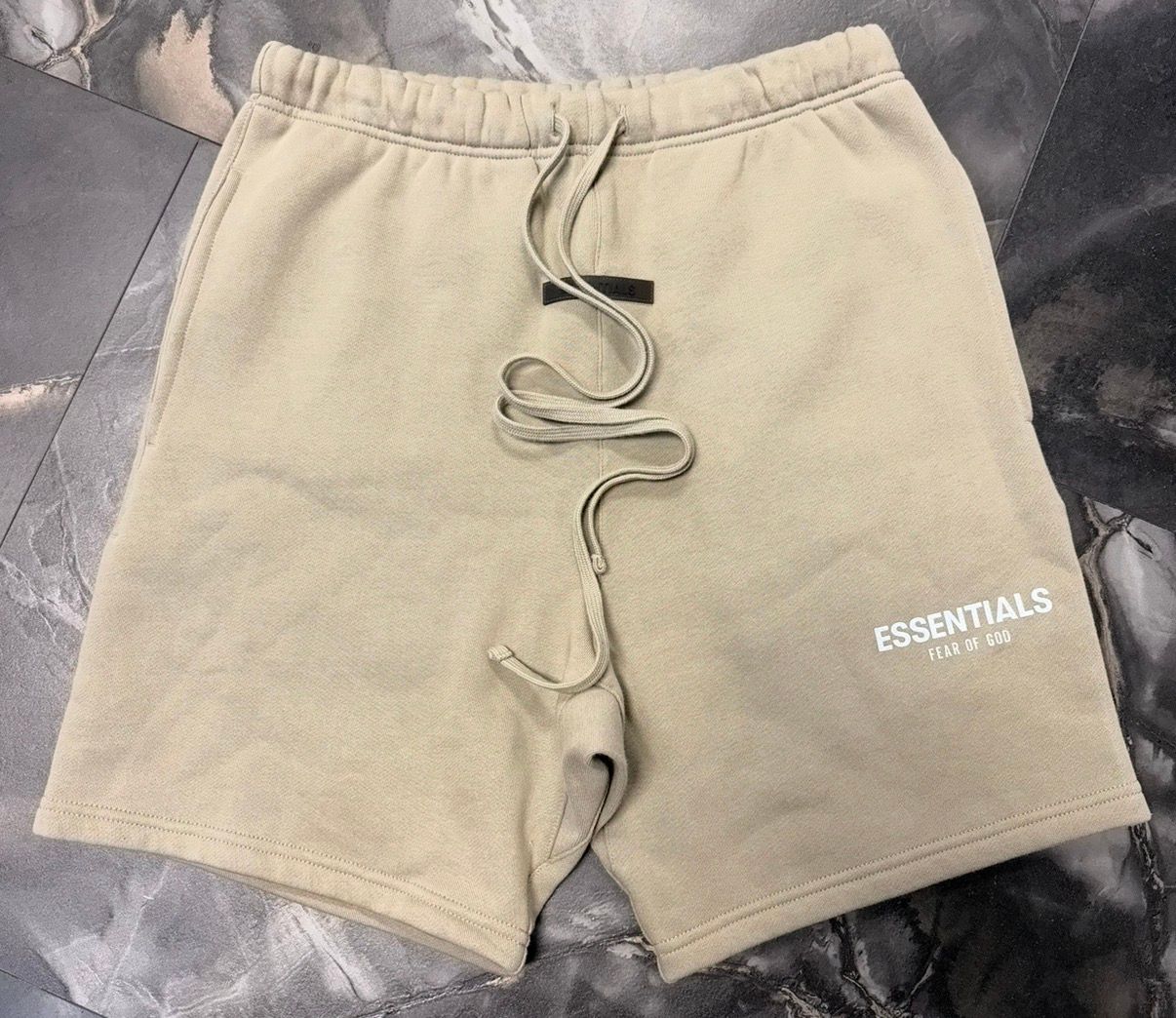 Fear of God Essentials Beige shorts