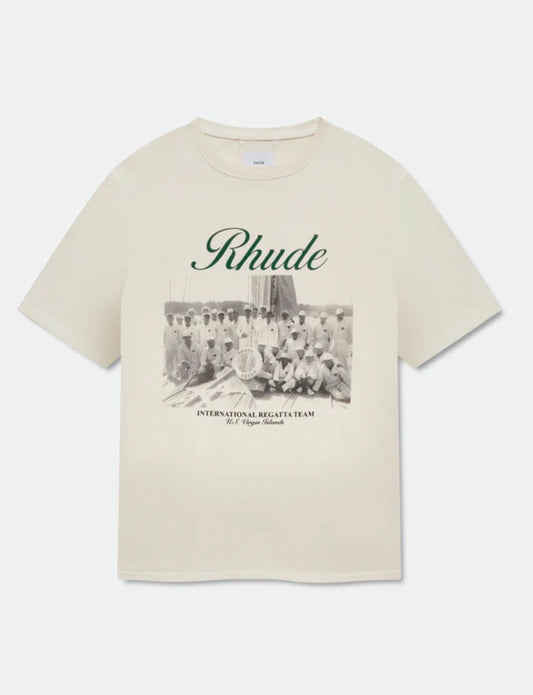 RHUDE VIRGIN ISLANDS SCRIPT TEE