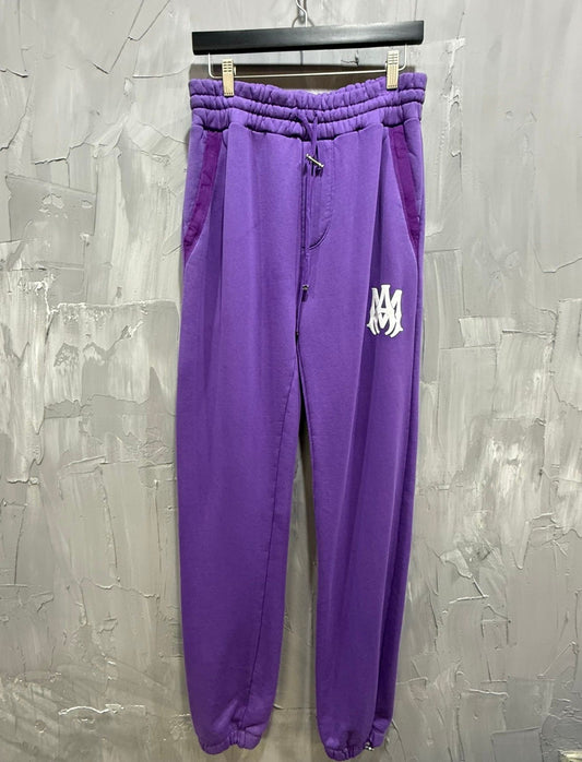 Amiri MA logo Sweatpants Purple